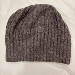 Barefoot Dreams Charcoal brown Knit Beanie